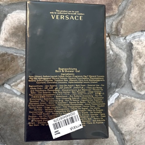 🌸New in Box Versace pour Homme Dylan Blue Perfumed Bath & Shower Gel - Picture 2 of 2